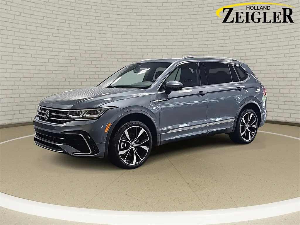 Gray 2022 Volkswagen Tiguan 2.0T SEL R-Line for sale in Holland, MI