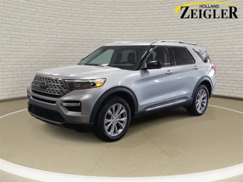 Silver 2022 Ford Explorer Limited for sale in Holland, MI