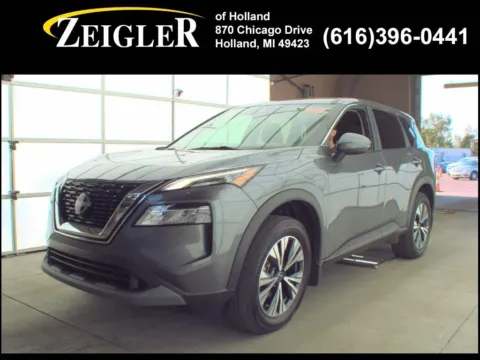 Gray 2022 Nissan Rogue SV for sale in Holland, MI