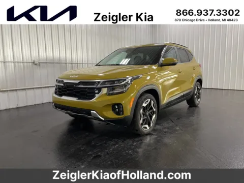 Green 2024 Kia Seltos SX for sale in Holland, MI