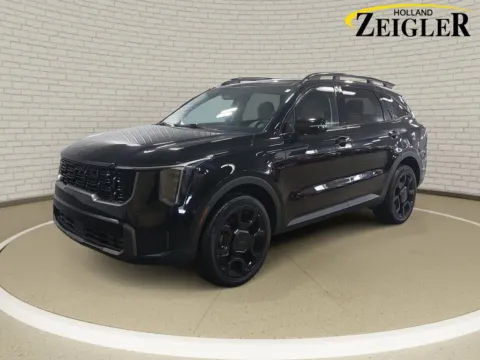 Black 2025 Kia Sorento X-Line SX for sale in Holland, MI