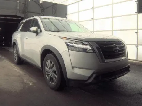 Silver 2025 Nissan Pathfinder SV for sale in Holland, MI