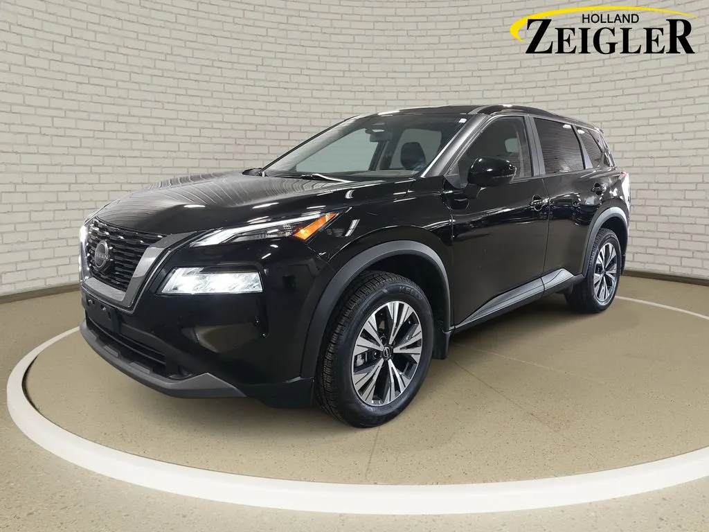 Black 2023 Nissan Rogue SV for sale in Holland, MI
