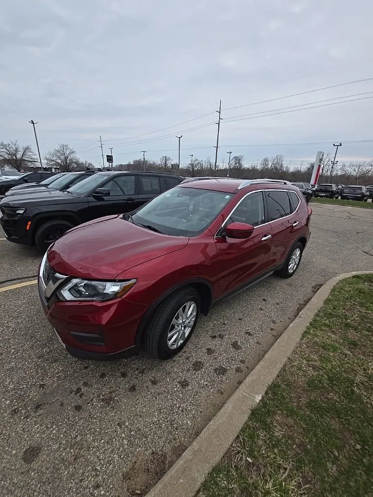 Red 2019 Nissan Rogue SV for sale in Holland, MI