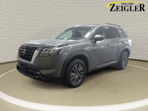 Gray 2025 Nissan Pathfinder SV for sale in Holland, MI