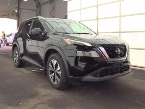 Black 2023 Nissan Rogue SV for sale in Holland, MI