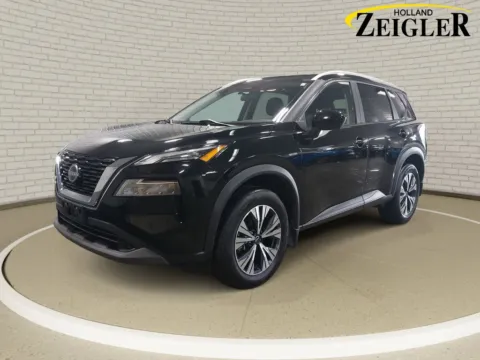 Black 2023 Nissan Rogue SV for sale in Holland, MI