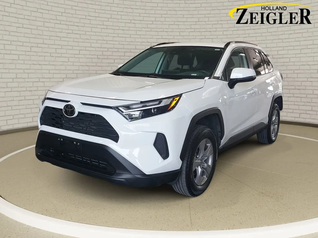 White 2025 Toyota RAV4 XLE for sale in Holland, MI