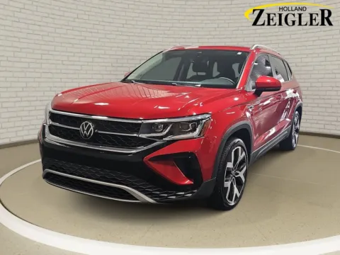 Red 2023 Volkswagen Taos 1.5T SEL for sale in Holland, MI