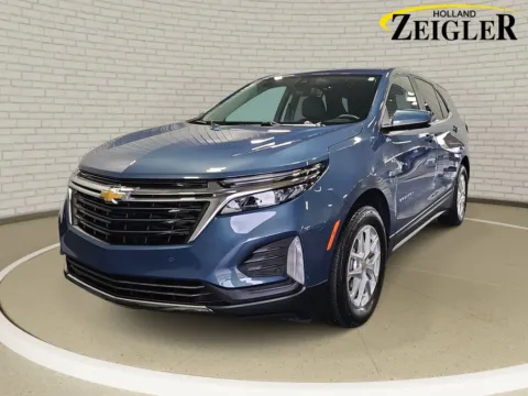 Blue 2024 Chevrolet Equinox LT for sale in Holland, MI