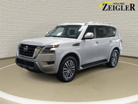 Silver 2024 Nissan Armada SL for sale in Holland, MI