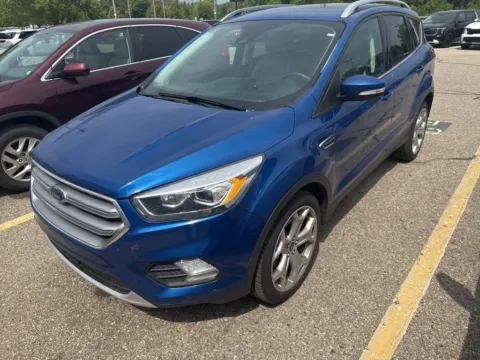 Blue 2017 Ford Escape Titanium for sale in Holland, MI