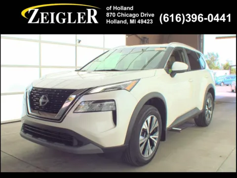 White 2023 Nissan Rogue SV for sale in Holland, MI