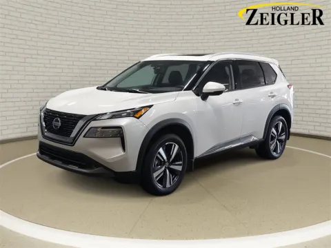 White 2021 Nissan Rogue SL for sale in Holland, MI