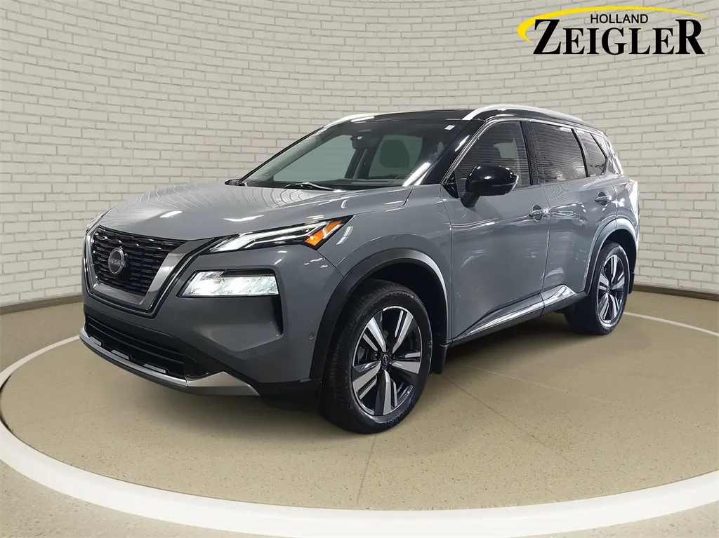 Gray 2023 Nissan Rogue Platinum for sale in Holland, MI