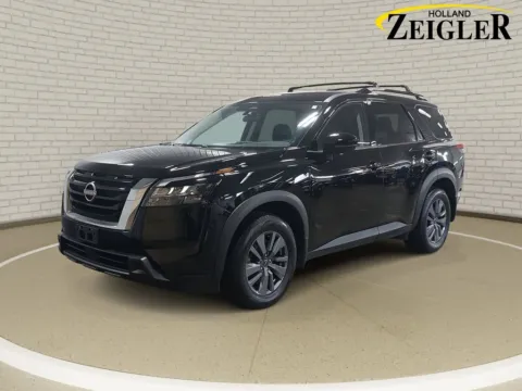 Black 2024 Nissan Pathfinder SV for sale in Holland, MI