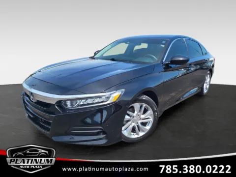 Black 2018 Honda Accord Sedan LX 1.5T for sale in Topeka, KS