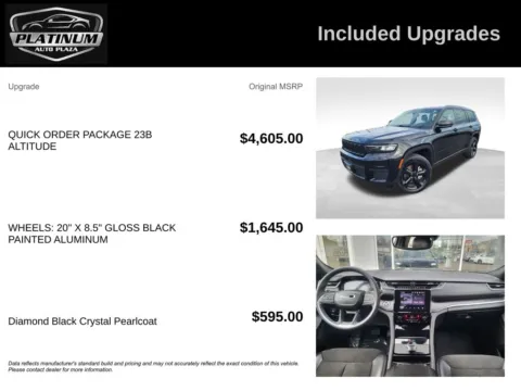 Another view of 2023 Jeep Grand Cherokee L Altitude for sale in Topeka, KS at Platinum Auto Plaza