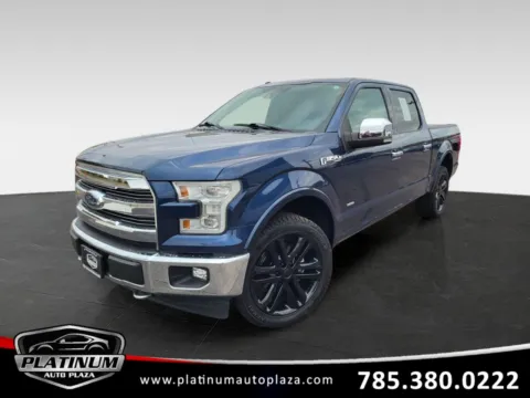 Blue 2017 Ford F-150 Lariat for sale in Topeka, KS