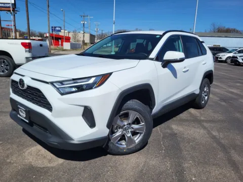 White 2024 Toyota RAV4 XLE for sale in Topeka, KS