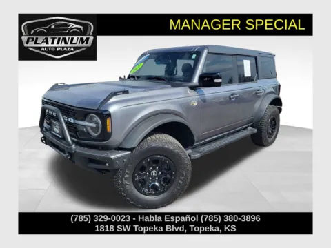 Gray 2021 Ford Bronco Wildtrak for sale in Topeka, KS
