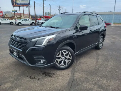 Black 2023 Subaru Forester Premium for sale in Topeka, KS