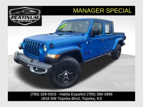 Blue 2020 Jeep Gladiator Sport for sale in Topeka, KS