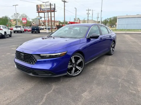 Blue 2023 Honda Accord Hybrid Sport for sale in Topeka, KS