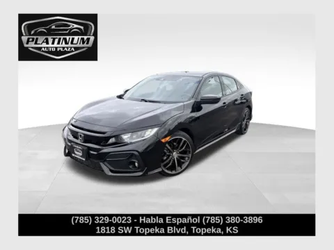 Black 2020 Honda Civic Sport for sale in Topeka, KS