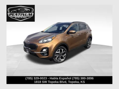 Beige 2020 Kia Sportage EX for sale in Topeka, KS
