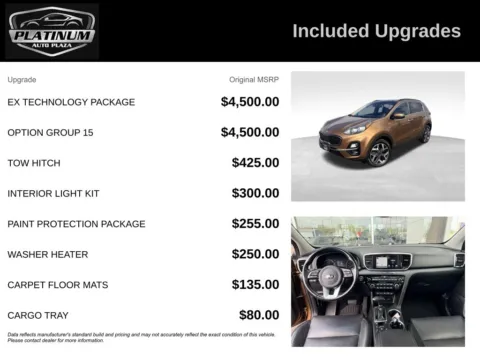 Another view of 2020 Kia Sportage EX for sale in Topeka, KS at Platinum Auto Plaza