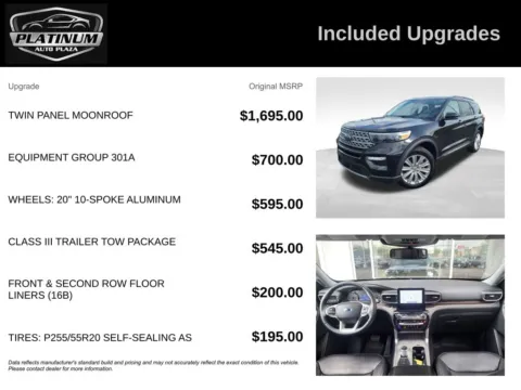 Another view of 2021 Ford Explorer Limited for sale in Topeka, KS at Platinum Auto Plaza