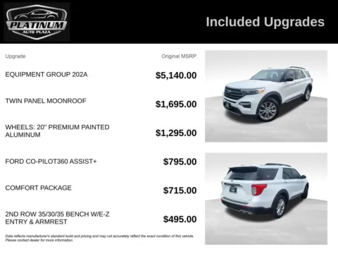 Another view of 2020 Ford Explorer XLT for sale in Topeka, KS at Platinum Auto Plaza