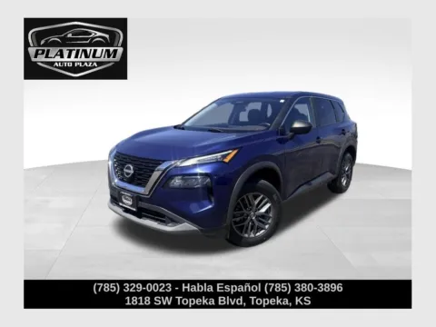 Blue 2023 Nissan Rogue S for sale in Topeka, KS