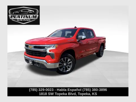 Red 2024 Chevrolet Silverado 1500 LT for sale in Topeka, KS