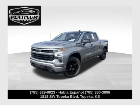 Gray 2024 Chevrolet Silverado 1500 RST for sale in Topeka, KS