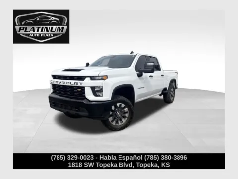 White 2021 Chevrolet Silverado 2500HD Custom for sale in Topeka, KS
