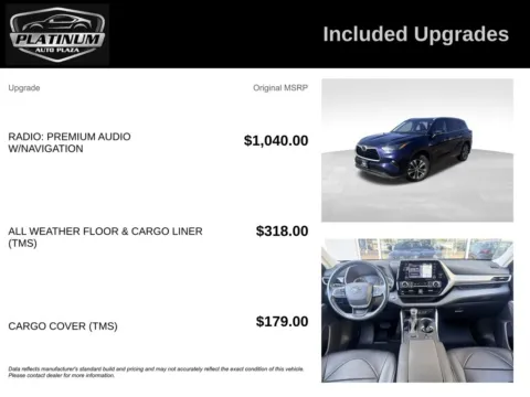 Another view of 2022 Toyota Highlander XLE for sale in Topeka, KS at Platinum Auto Plaza