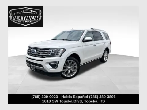 White 2019 Ford Expedition Limited for sale in Topeka, KS