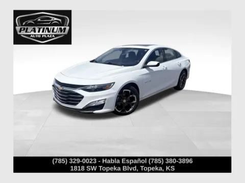 White 2024 Chevrolet Malibu LT for sale in Topeka, KS