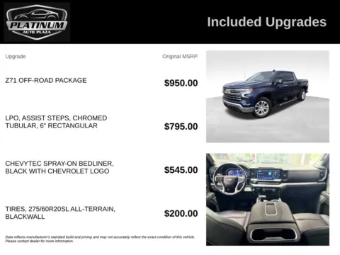Another view of 2022 Chevrolet Silverado 1500 LTZ for sale in Topeka, KS at Platinum Auto Plaza