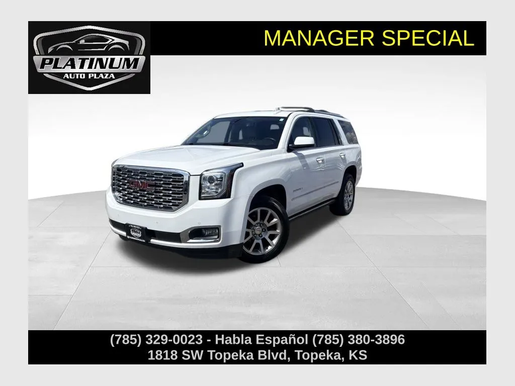 White 2020 GMC Yukon Denali for sale in Topeka, KS