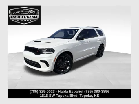 White 2021 Dodge Durango GT Plus for sale in Topeka, KS