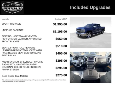 Another view of 2018 Chevrolet Silverado 1500 LTZ for sale in Topeka, KS at Platinum Auto Plaza