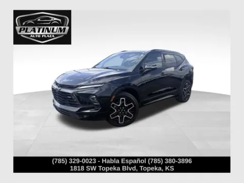 Black 2024 Chevrolet Blazer RS for sale in Topeka, KS