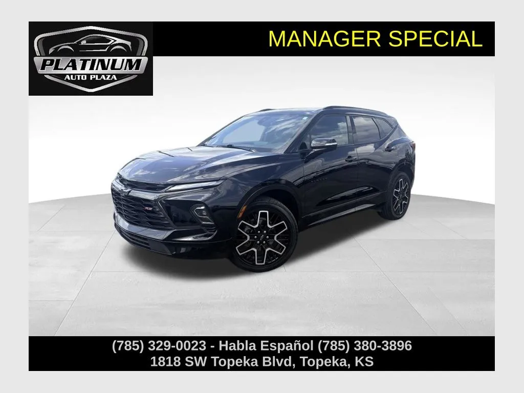 Black 2024 Chevrolet Blazer RS for sale in Topeka, KS
