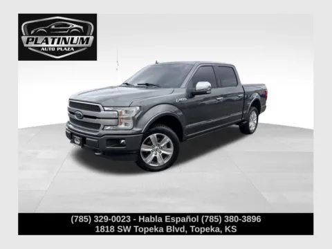 Gray 2018 Ford F-150 Platinum for sale in Topeka, KS