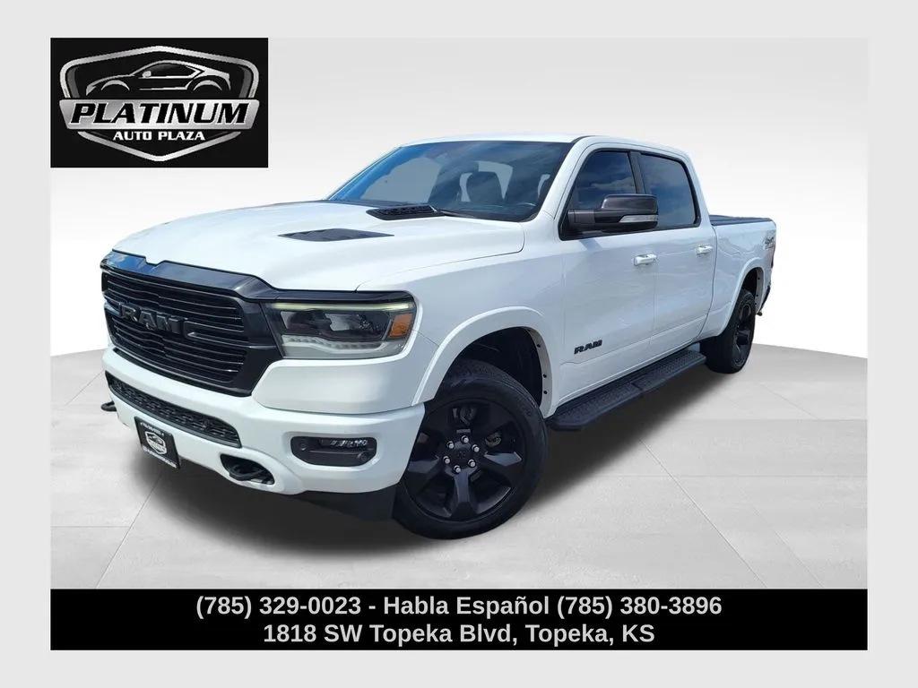 White 2021 Ram 1500 Laramie for sale in Topeka, KS