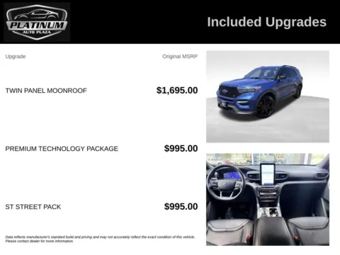 Another view of 2020 Ford Explorer ST for sale in Topeka, KS at Platinum Auto Plaza