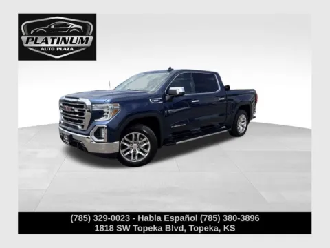 Blue 2021 GMC Sierra 1500 SLT for sale in Topeka, KS